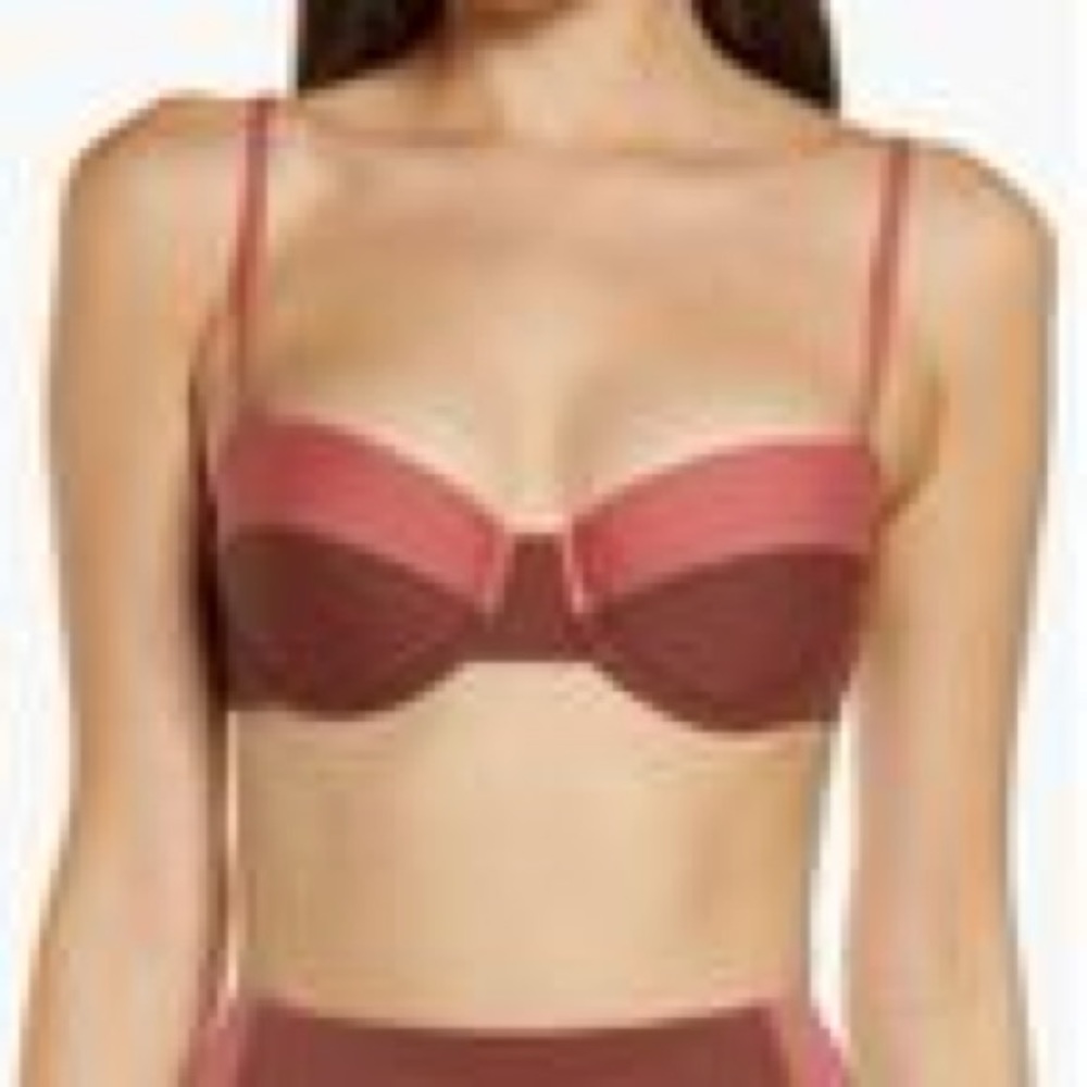 NWOT Veronica Beard Dyer Underwire Bikini Top Size S $188